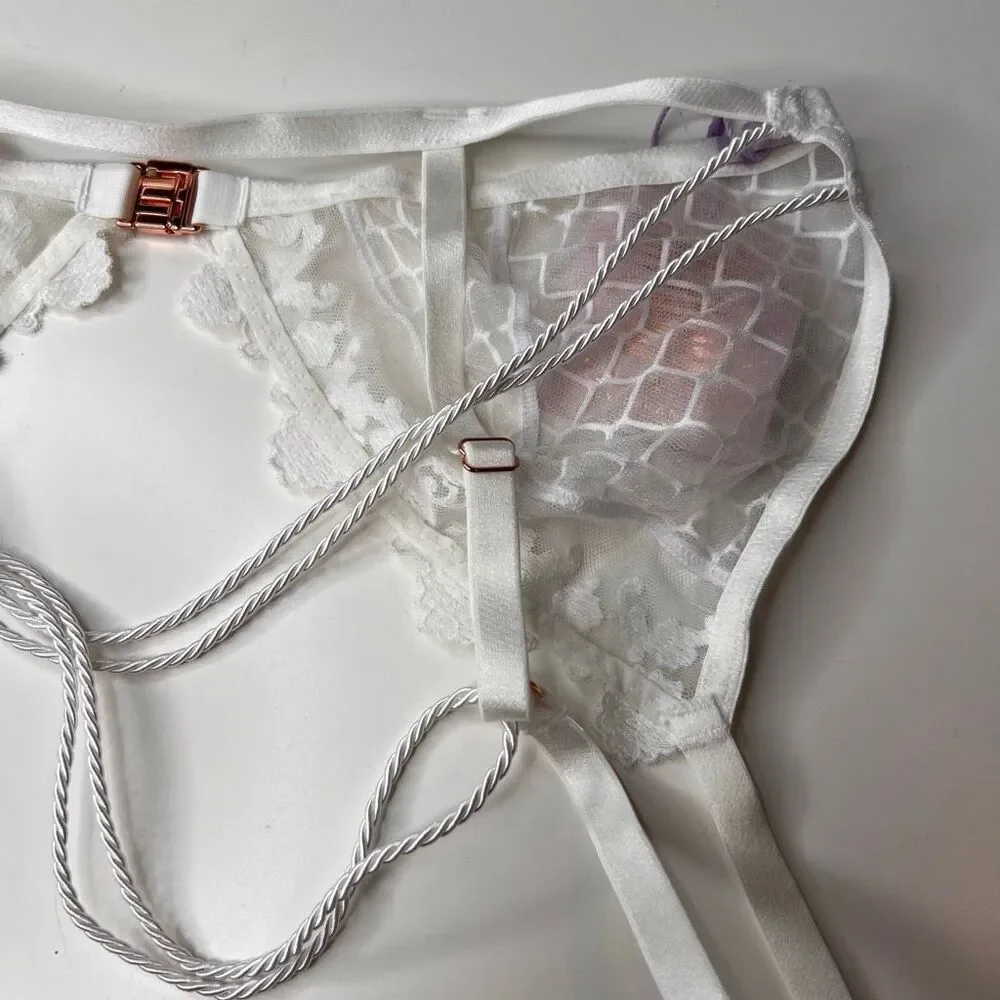 Savage by Fenti BAROQUE BONDAGE FRONT-CLOSURE BRALETTE